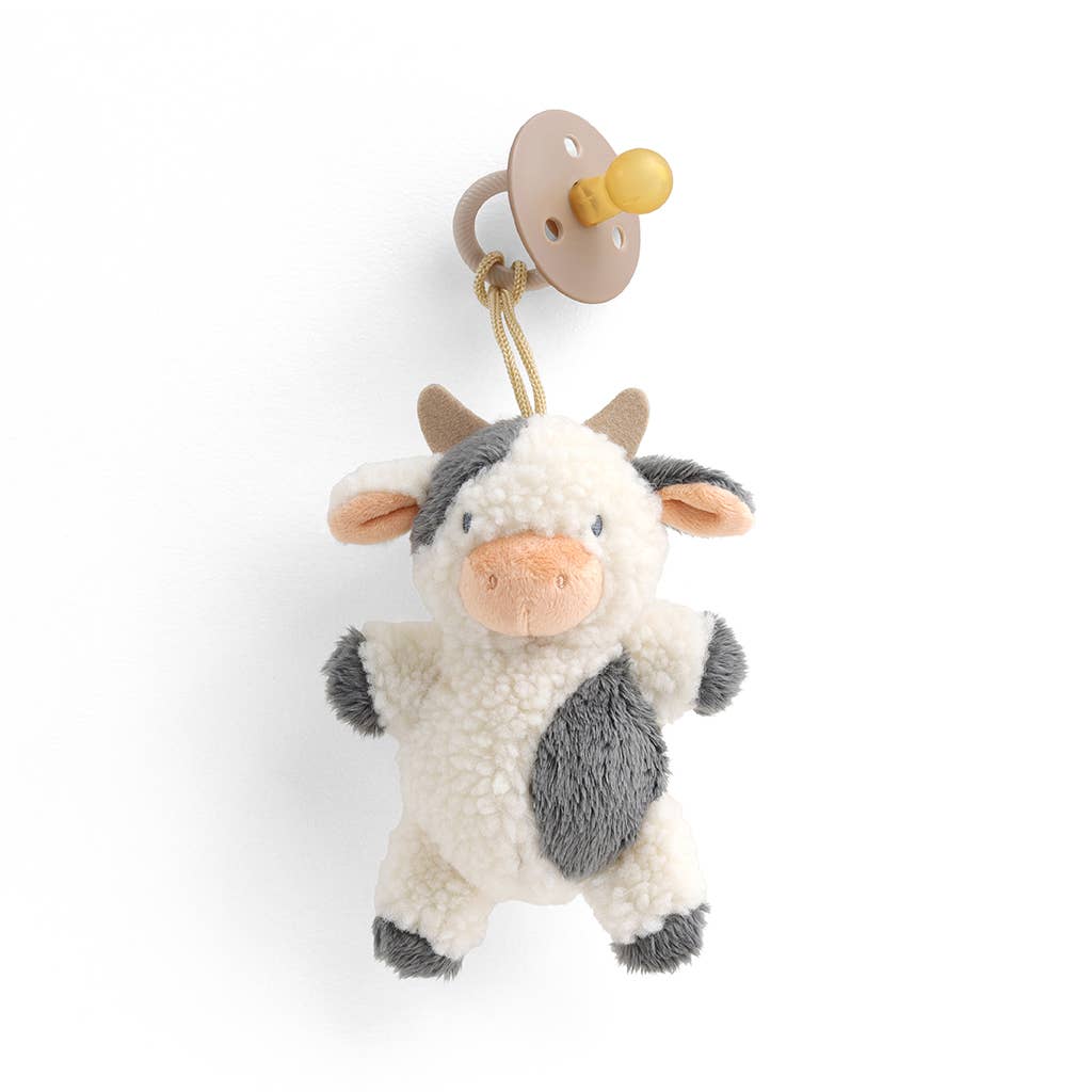 *NEW OPTIONS* Bitzy Pal Natural Rubber Pacifier & Plush: Bow
