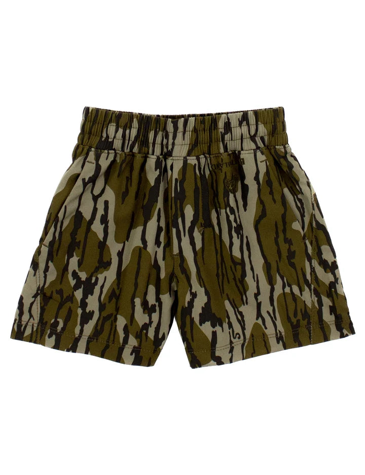 Properly Tied - Boys Court Shorts - Mossy Oak