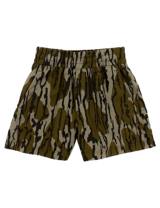 Properly Tied - Boys Court Shorts - Mossy Oak