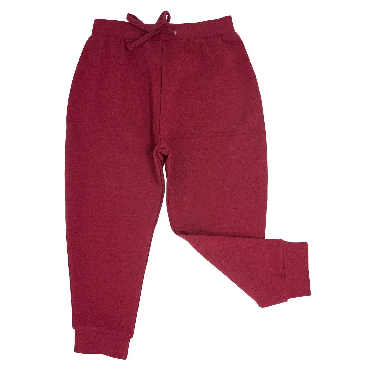 Sweet Bamboo Crew Neck Jogger Set Rhubarb Red