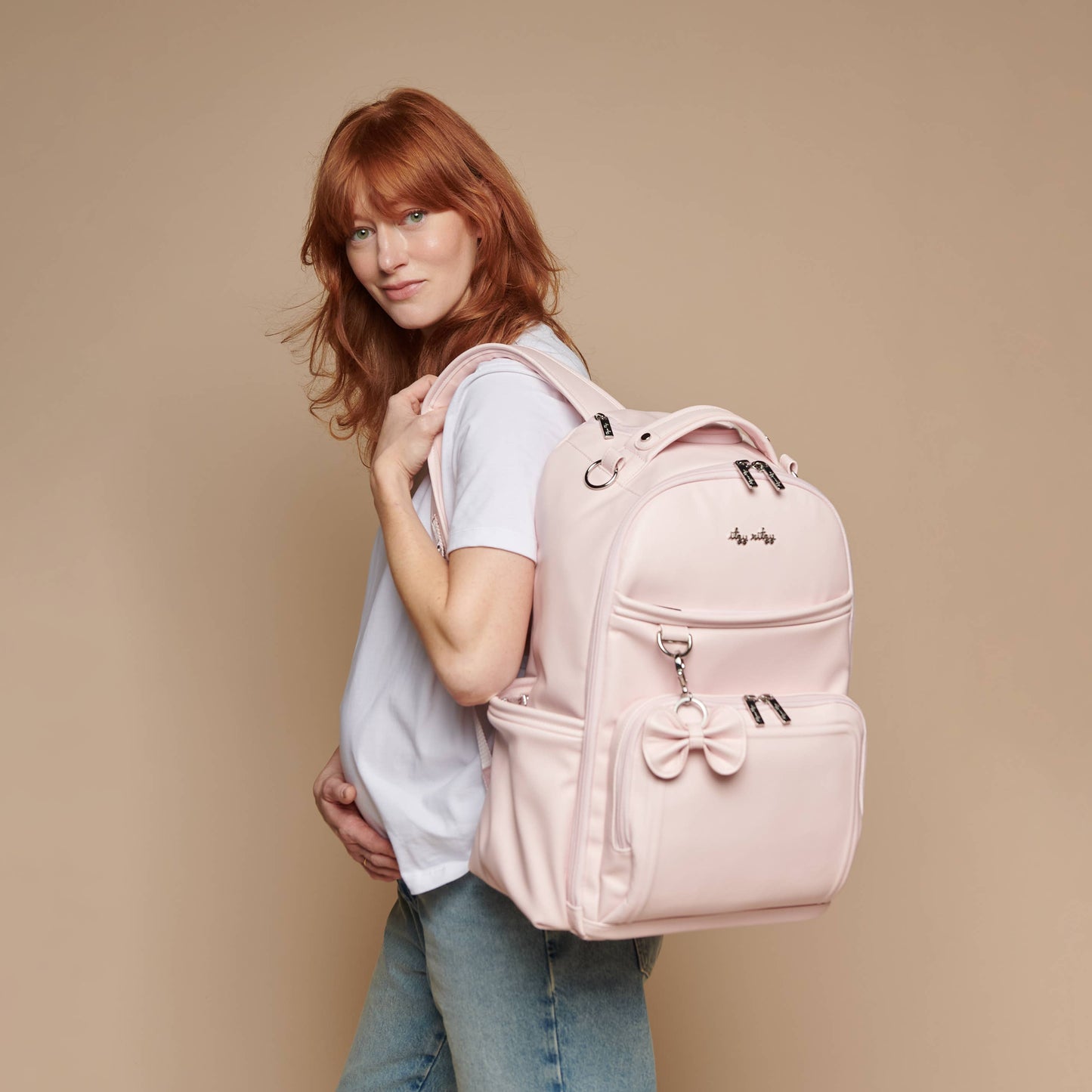 Itzy Ritzy Ribbons & Roses Boss Plus™ Backpack Diaper Bag