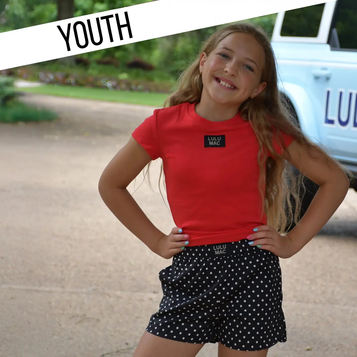 Lulu Mac - Youth Polka Dot Shorts