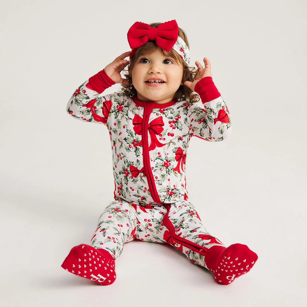 Posh Peanut Convertible One Piece Happy Holly Days