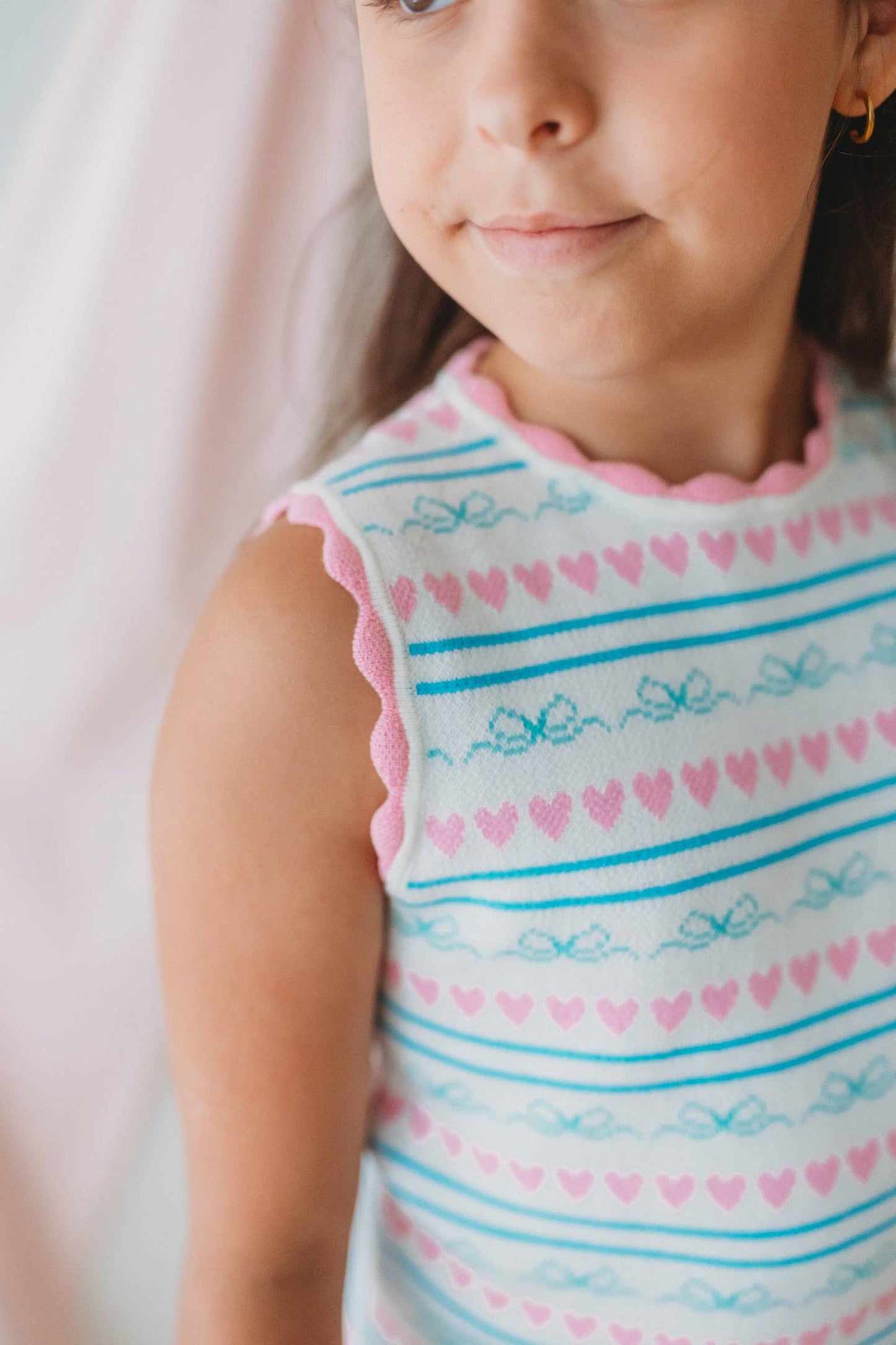 Heartstrings Knit Shorts Set