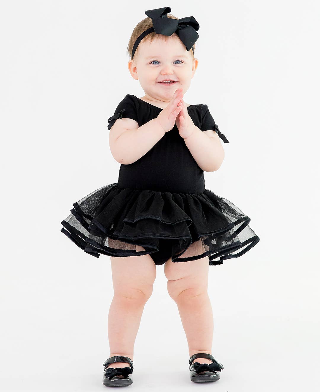 Girls Black Ballet Tutu Dance Leotard: Black / 2T/3T