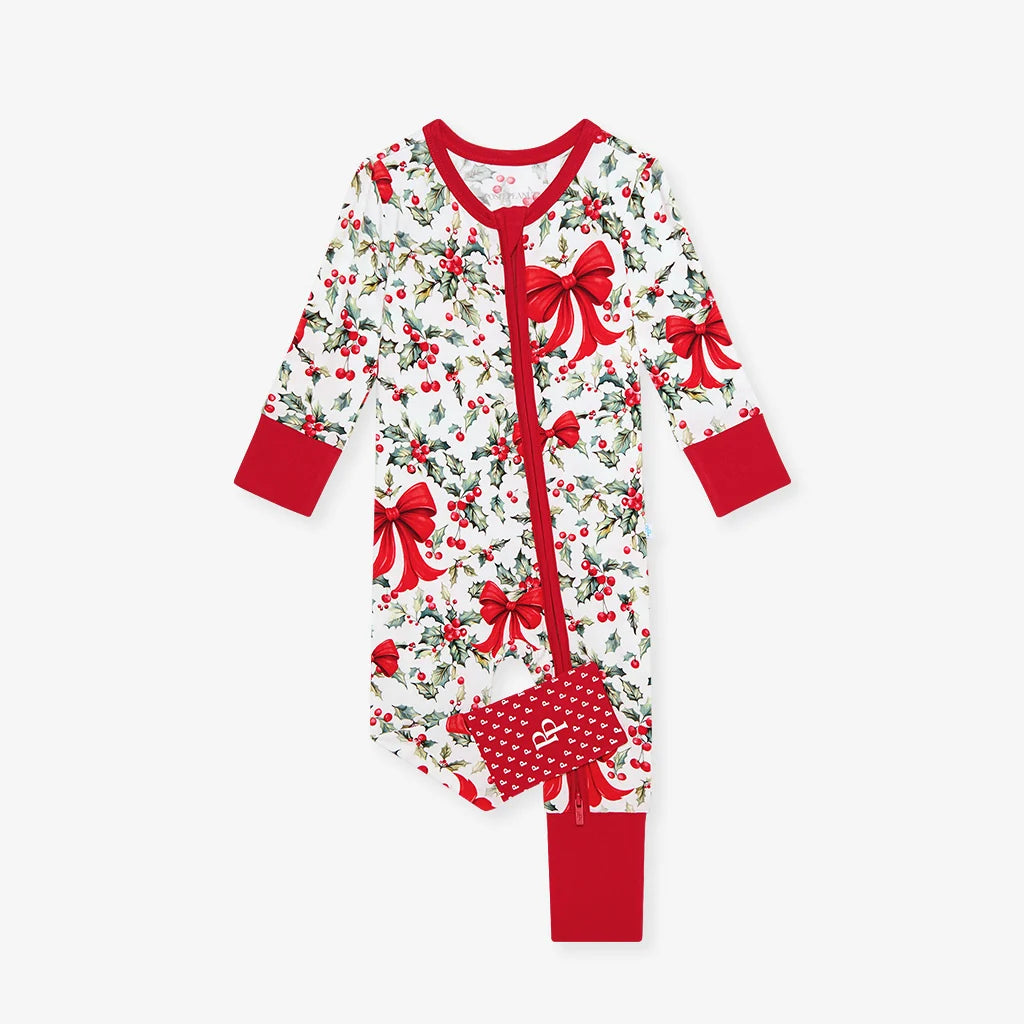 Posh Peanut Convertible One Piece Happy Holly Days