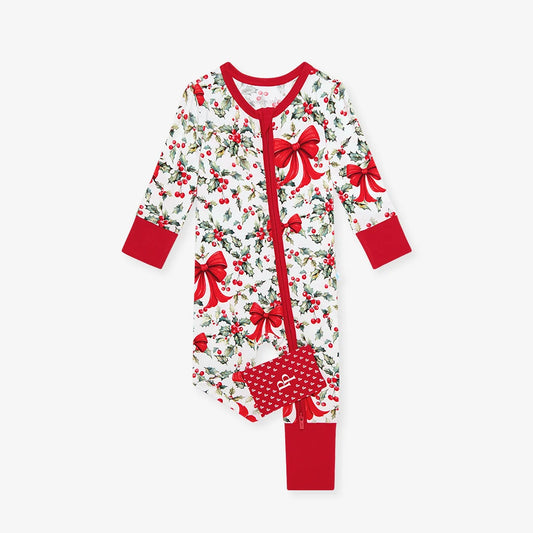 Posh Peanut Convertible One Piece Happy Holly Days