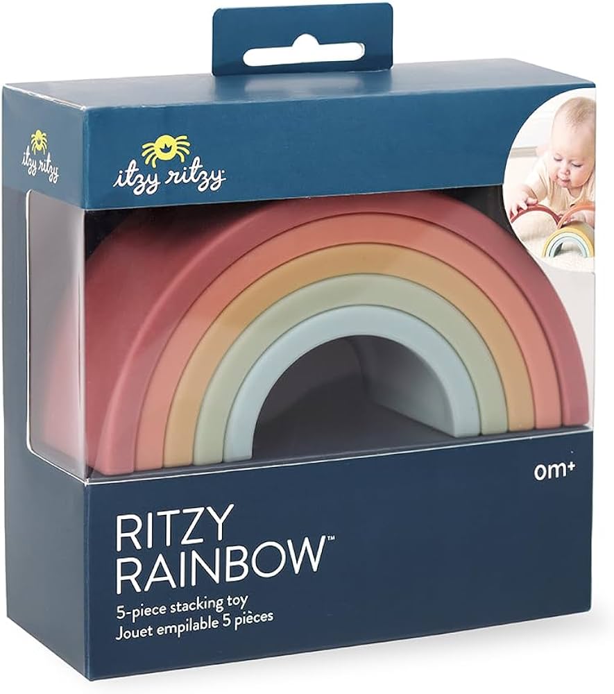 Itzy ritzy- rainbow stacking toy