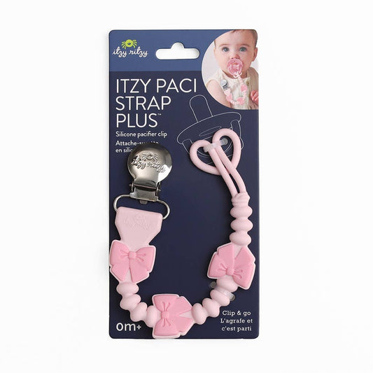 *NEW OPTION* Itzy Paci Strap Plus™: Pink Bows