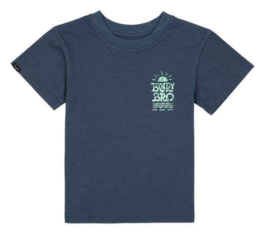 Binky Bro Blue Sunset T-Shirt: Blue / 6T / Graphic Tee