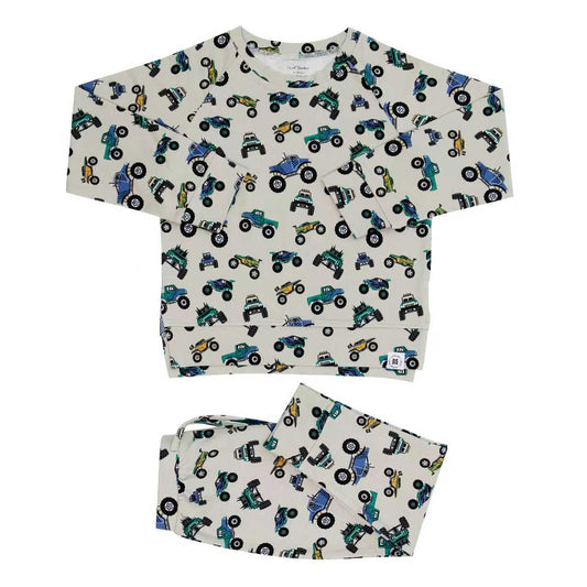 Sweet Bamboo Monster Mash Crew Neck Jogger Set