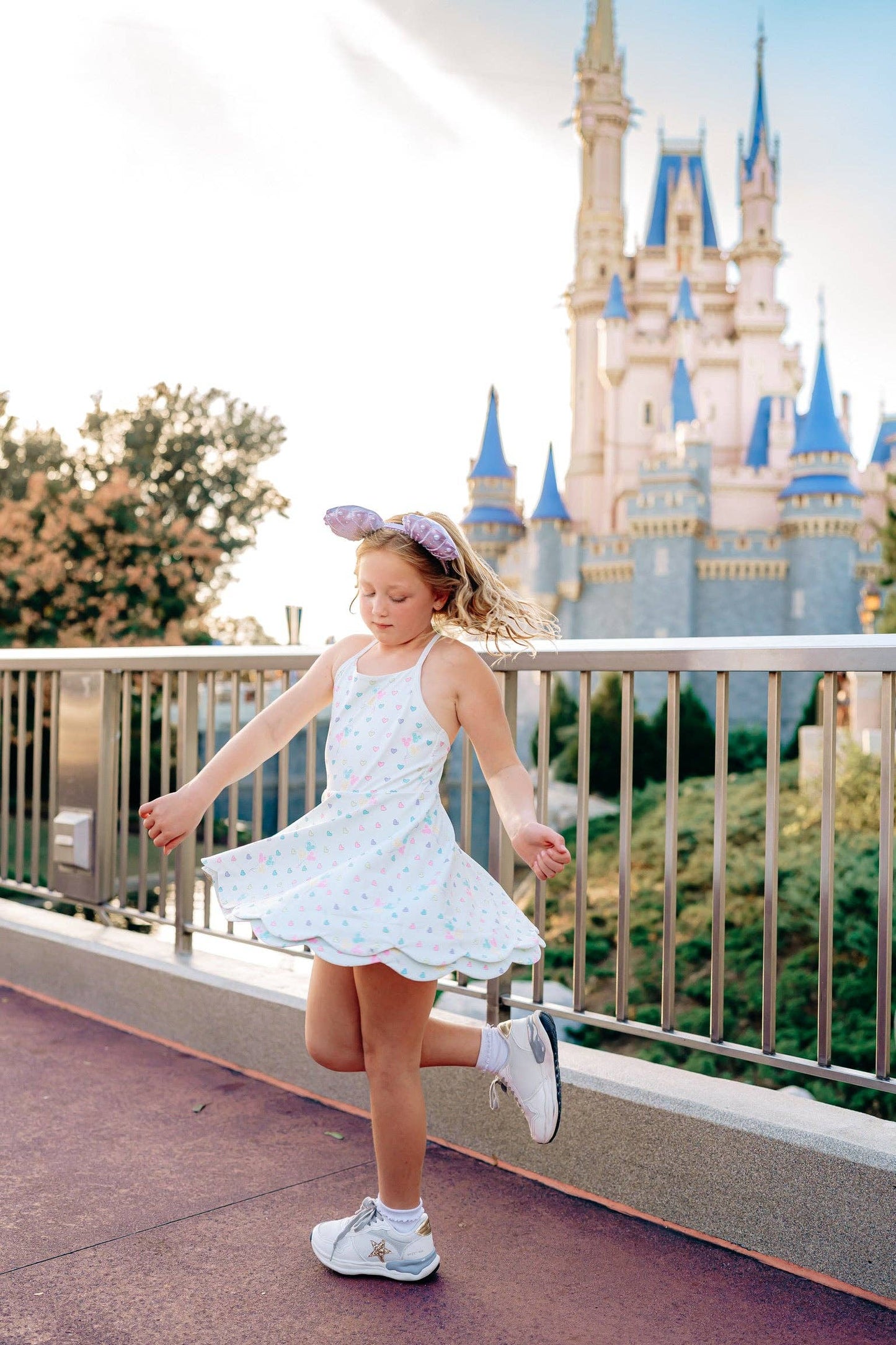 Main Street Magic Scallop Athleisure Dress