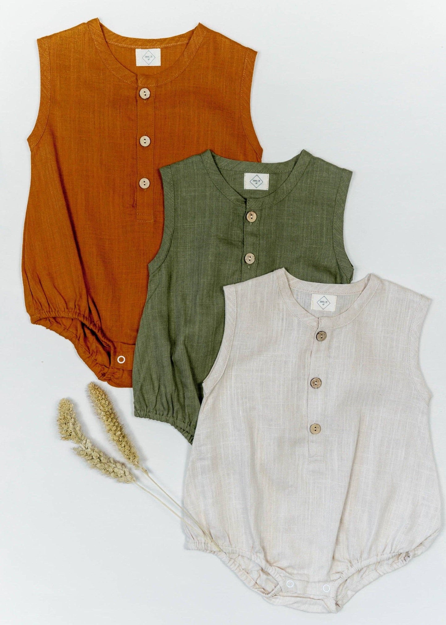 Laney + Sy: Augie Linen Romper