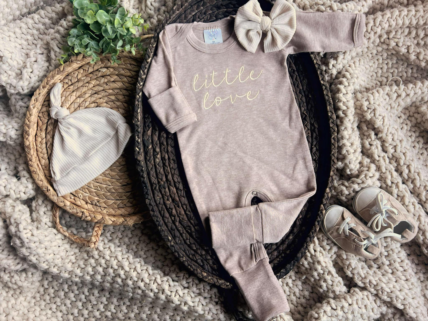 Baby Romper | Girl or Boy Outfit Little Love - Valentine: Preemie / Romper Only