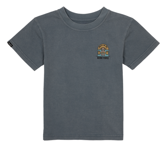 Binky Bro Skate or Die T-Shirt: Blue / 12/L / Graphic Tee