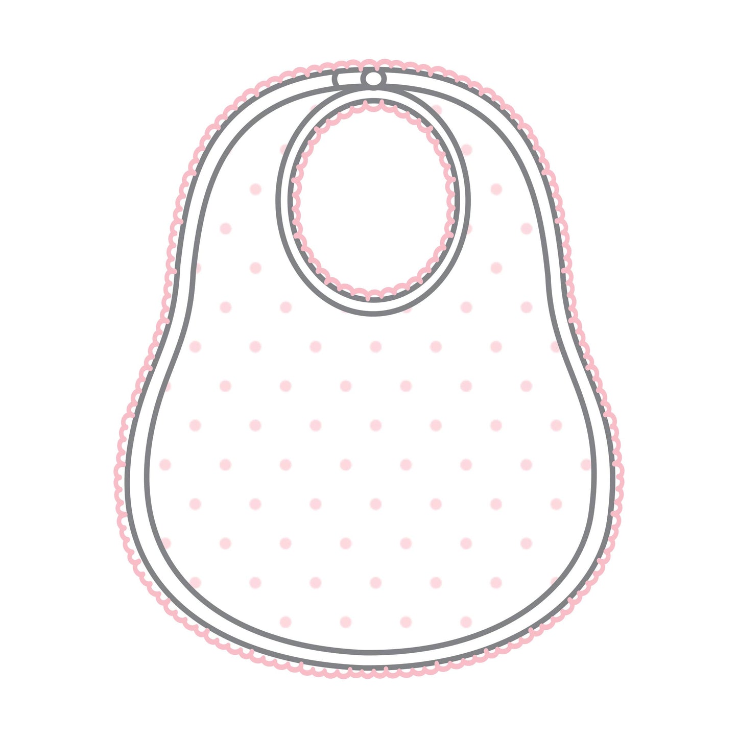 Magnolia Baby Mini Dots Bib - Pink