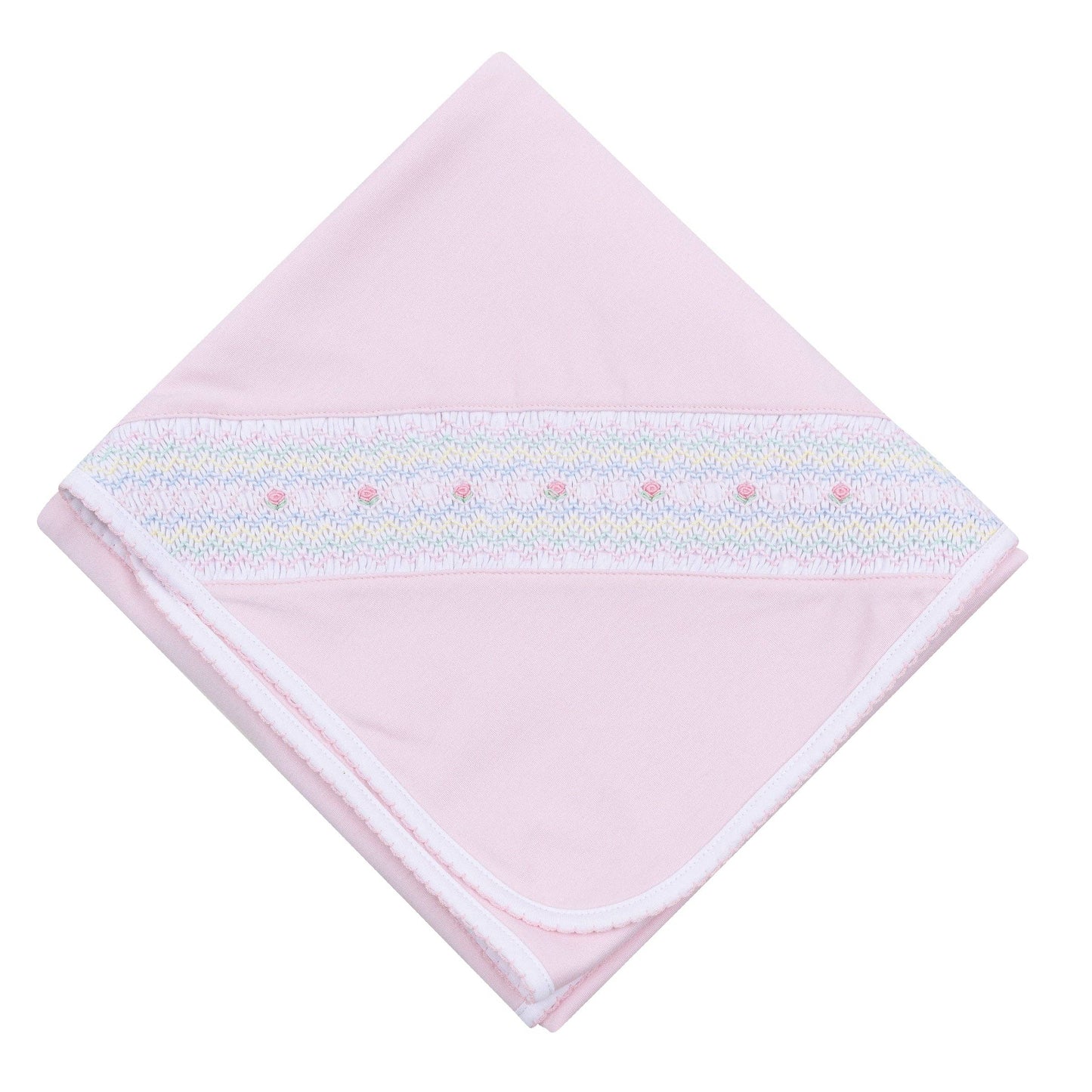 Magnolia Baby Junie's Classics Smocked Receiving Blanket