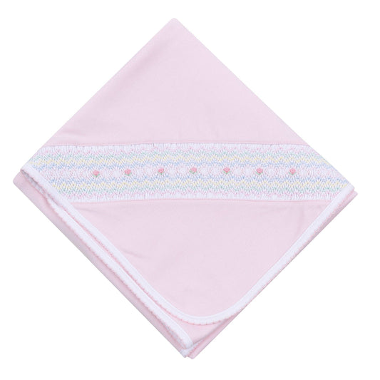 Magnolia Baby Junie's Classics Smocked Receiving Blanket