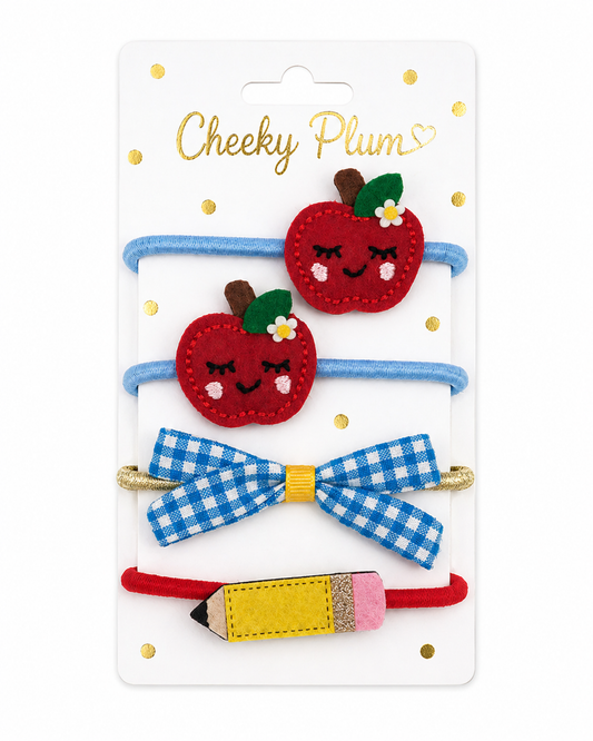 Scholastic Sparkle Ponytail Holders