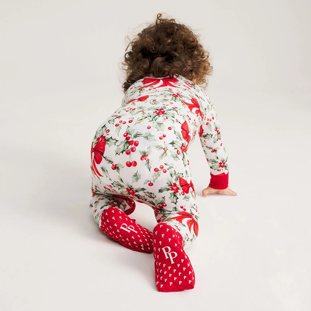 Posh Peanut Convertible One Piece Happy Holly Days