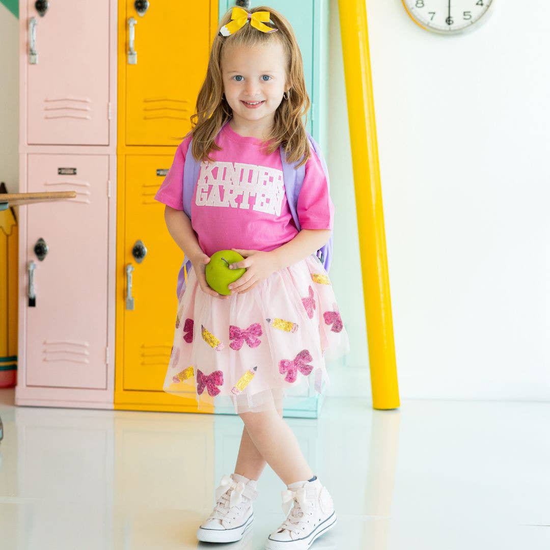 Back to School Cutie Sequin Tutu - Kids Clothing: 4-6Y