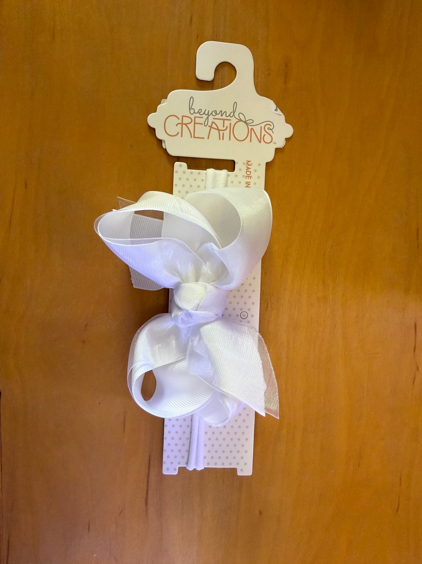 Beyond Creations White Pantyhose Headband: One Size Fits Most