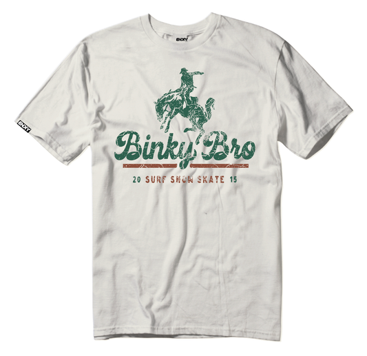 Kids Graphic T-shirt BinkyBronco: White / 12-18Mo