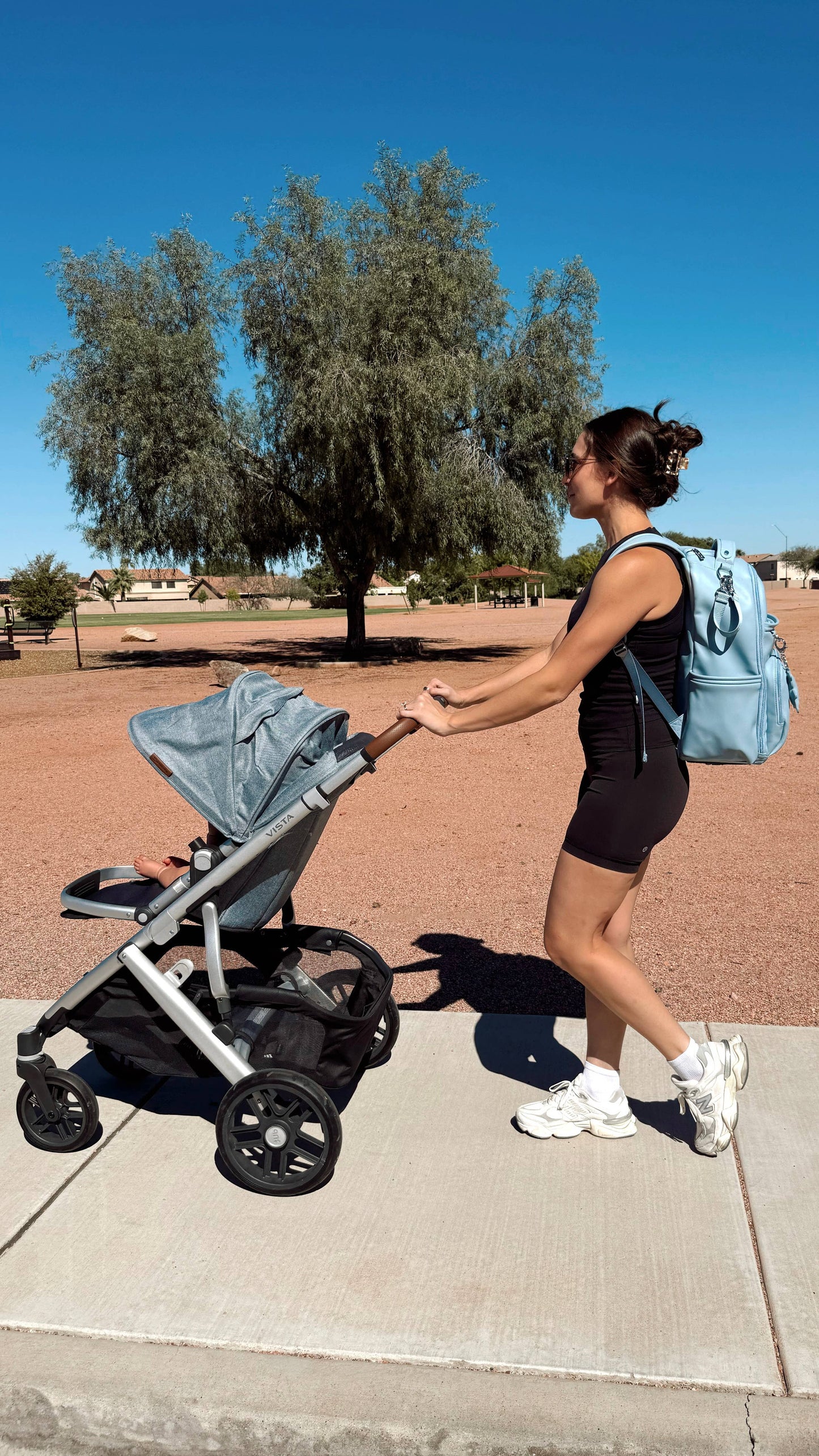 Itzy Ritzy Teddy Blue Boss Plus™ Backpack Diaper Bag