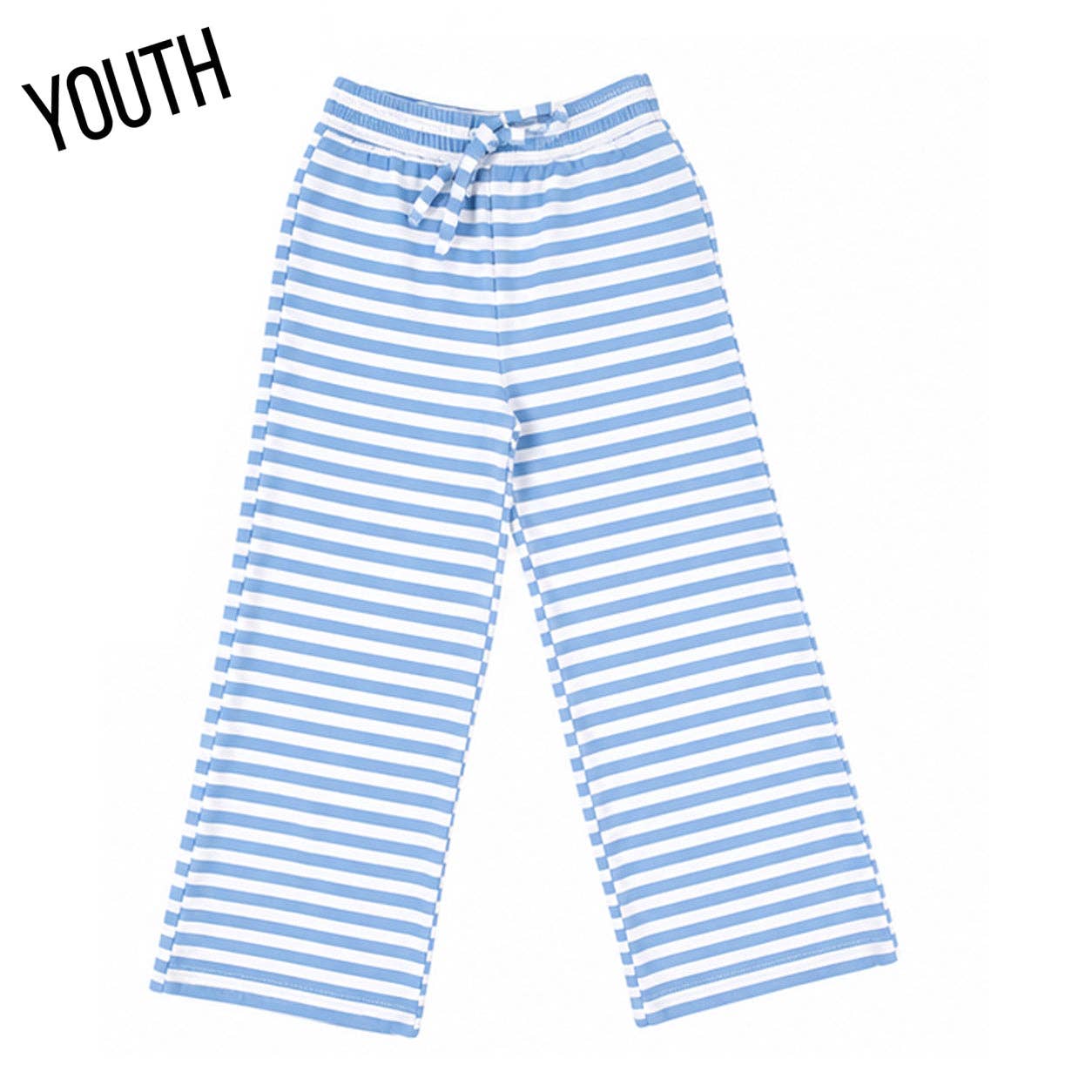 KD-MC-STRIPE MONOCHROME PATCH YOUTH PANT-LIGHT BLUE: LIGHT BLUE / Youth Small