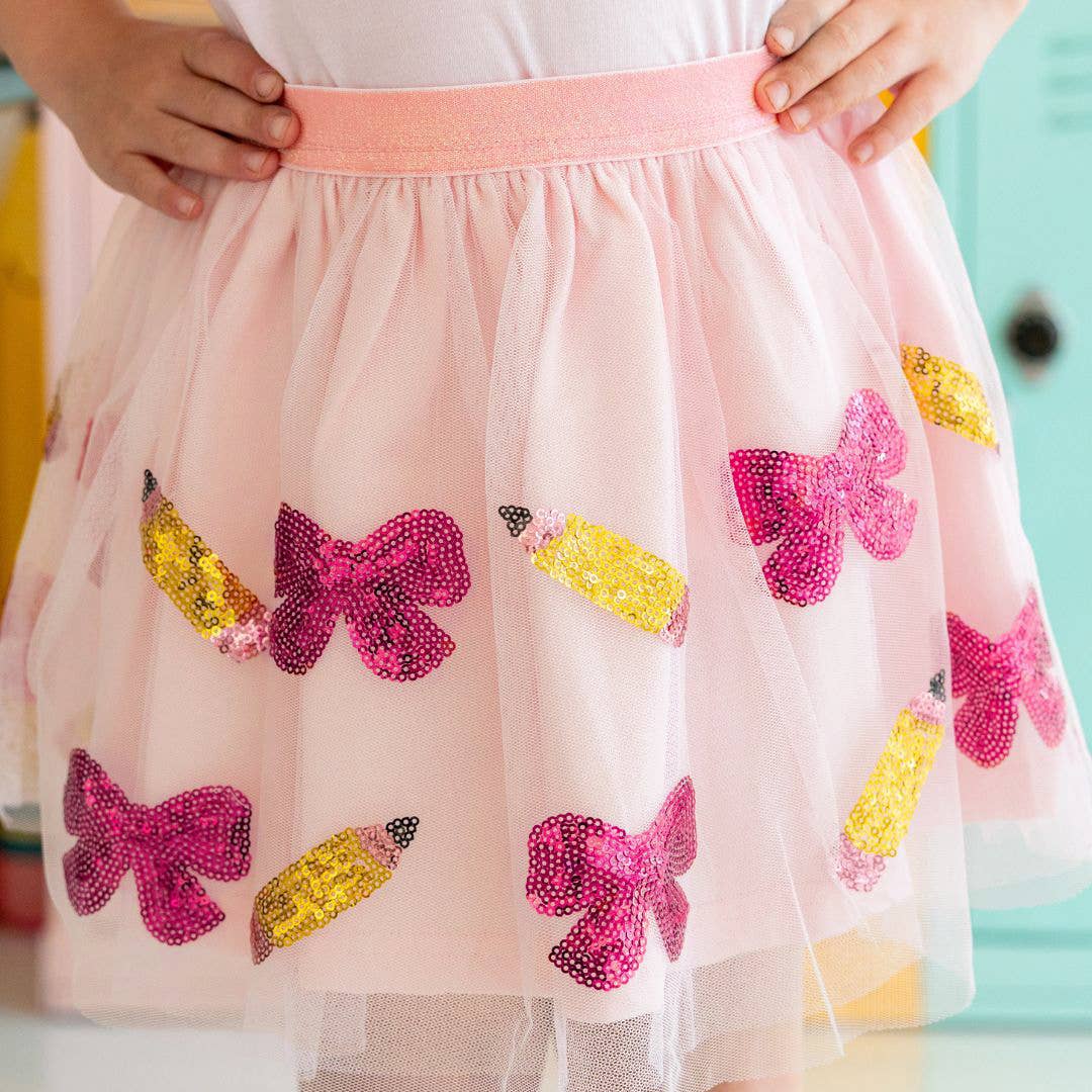 Back to School Cutie Sequin Tutu - Kids Clothing: 4-6Y