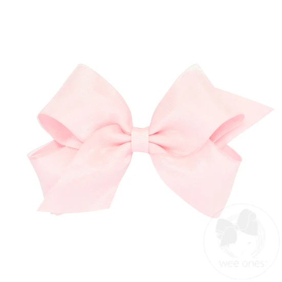 Wee Ones- Medium Org/Gro Overlay Bow