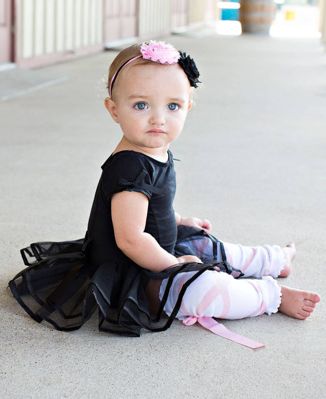 Girls Black Ballet Tutu Dance Leotard: Black / 2T/3T