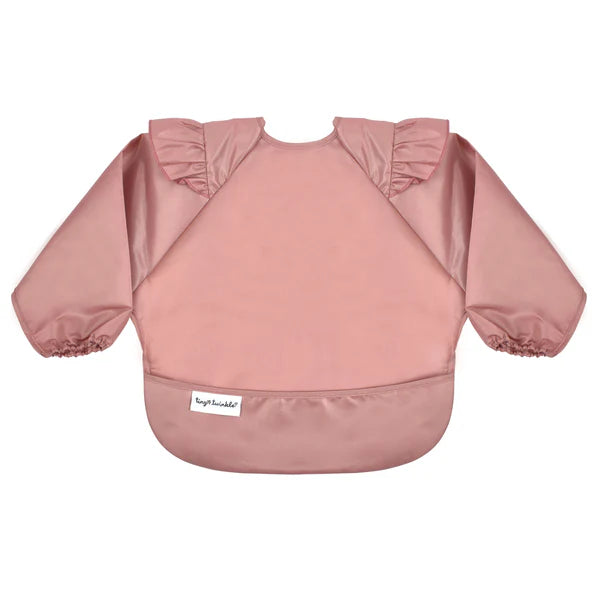 Tiny Twinkle- Mess-proof Full Sleeve Bibs/ Small (6-24 Months) / Taupe