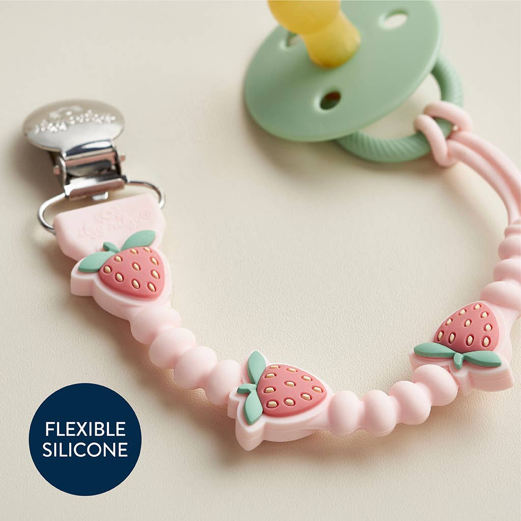 *NEW OPTION* Itzy Paci Strap Plus™: Pink Bows