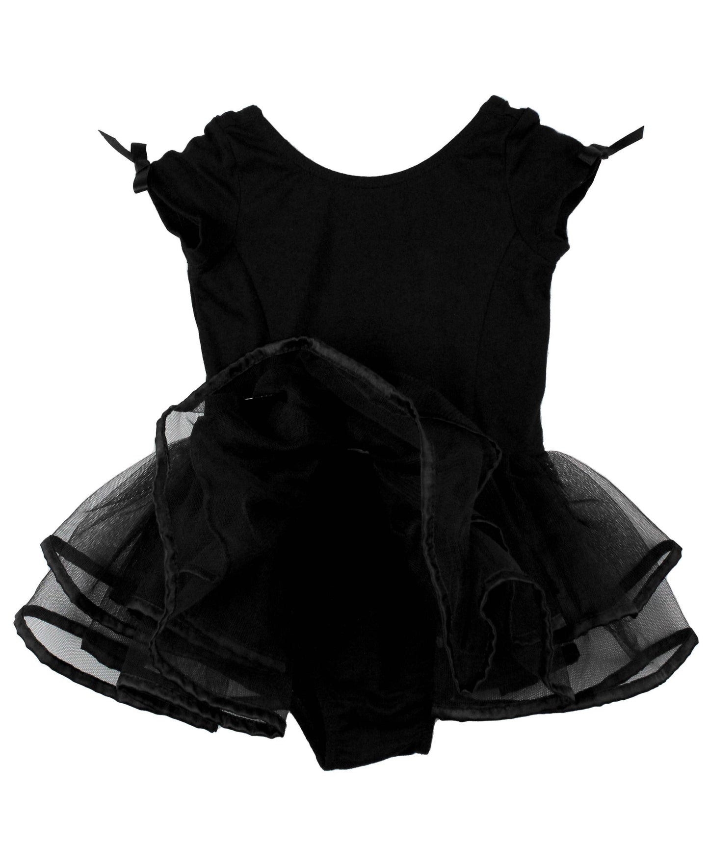 Girls Black Ballet Tutu Dance Leotard: Black / 2T/3T