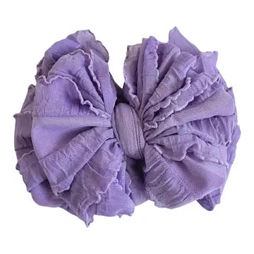 Rockin Royalty-Orchid Ruffled Headband