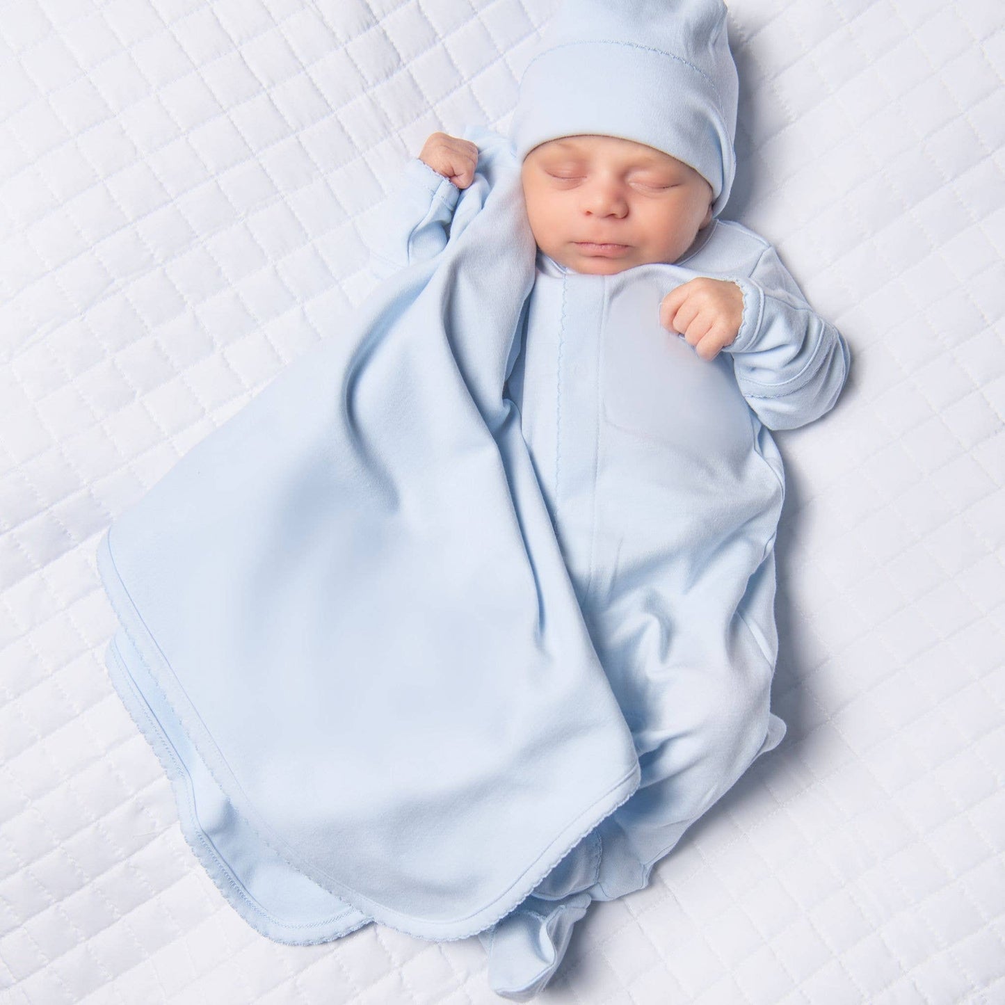 Magnolia Baby Essentials Solid Blanket Pink/Blue
