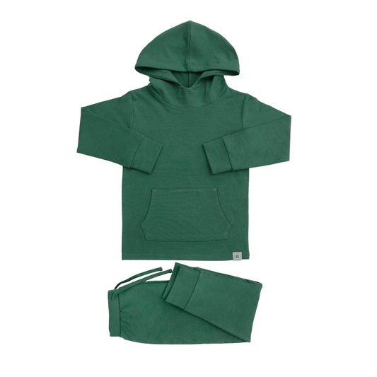 Sweet Bamboo Alpine Green French Terry