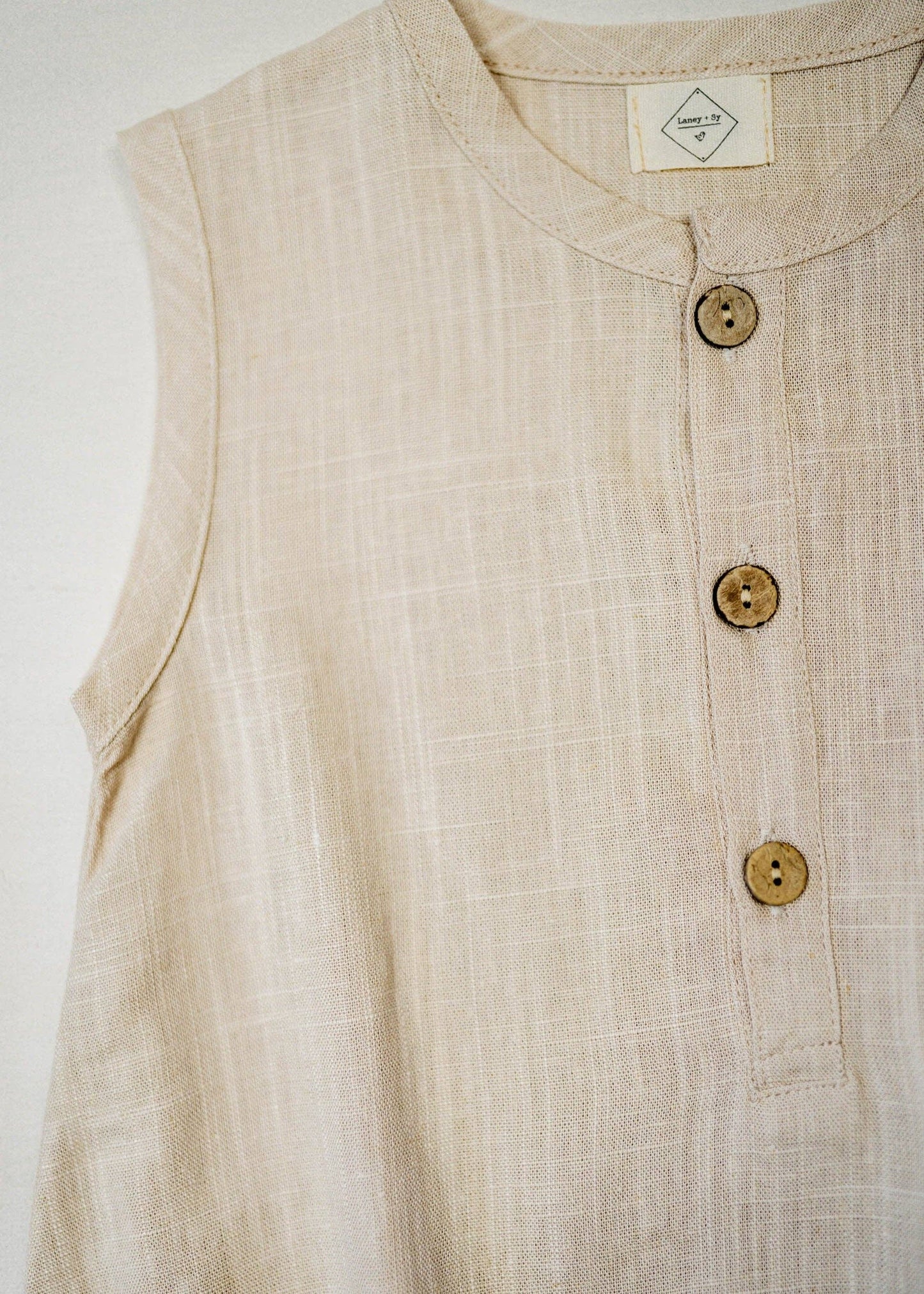 Laney + Sy: Augie Linen Romper