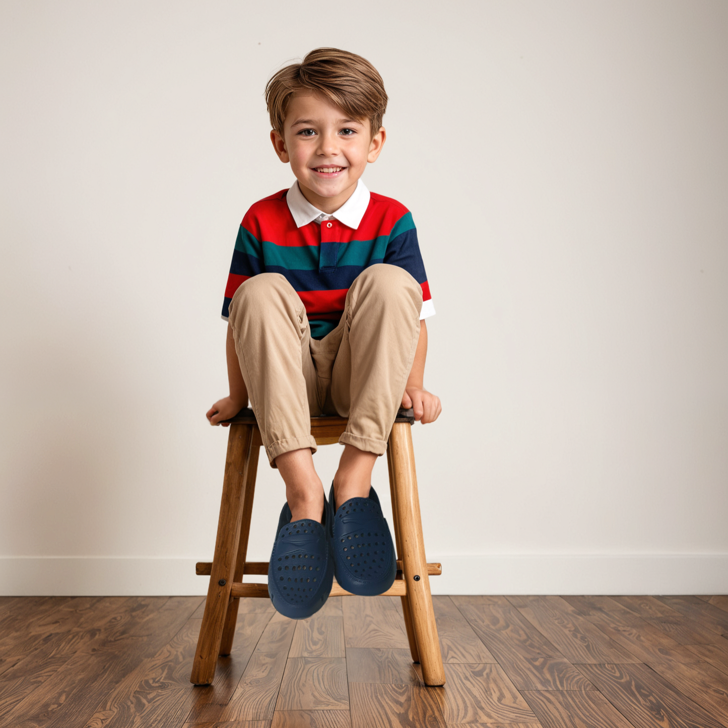 PRODIGY DRIVER NAVY PEONY/BRIGHT WHITE - KIDS: J2