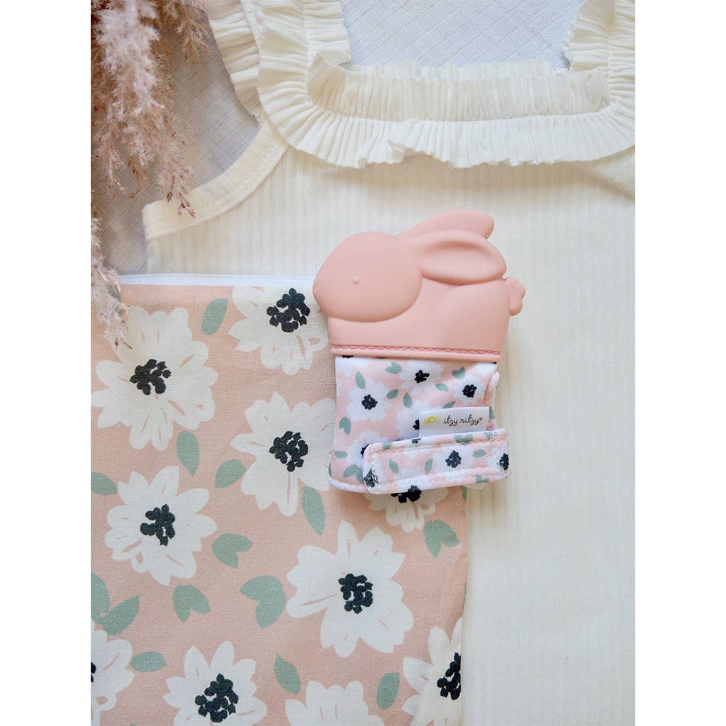 Itzy Mitt™ Silicone Teething Mitts: Bow