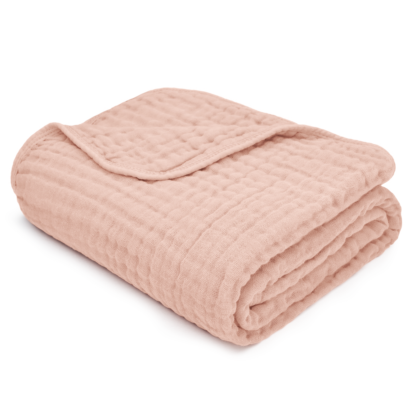 Comfy Cubs Muslin Baby Blanket, 40" x 40" Swaddle Blanket