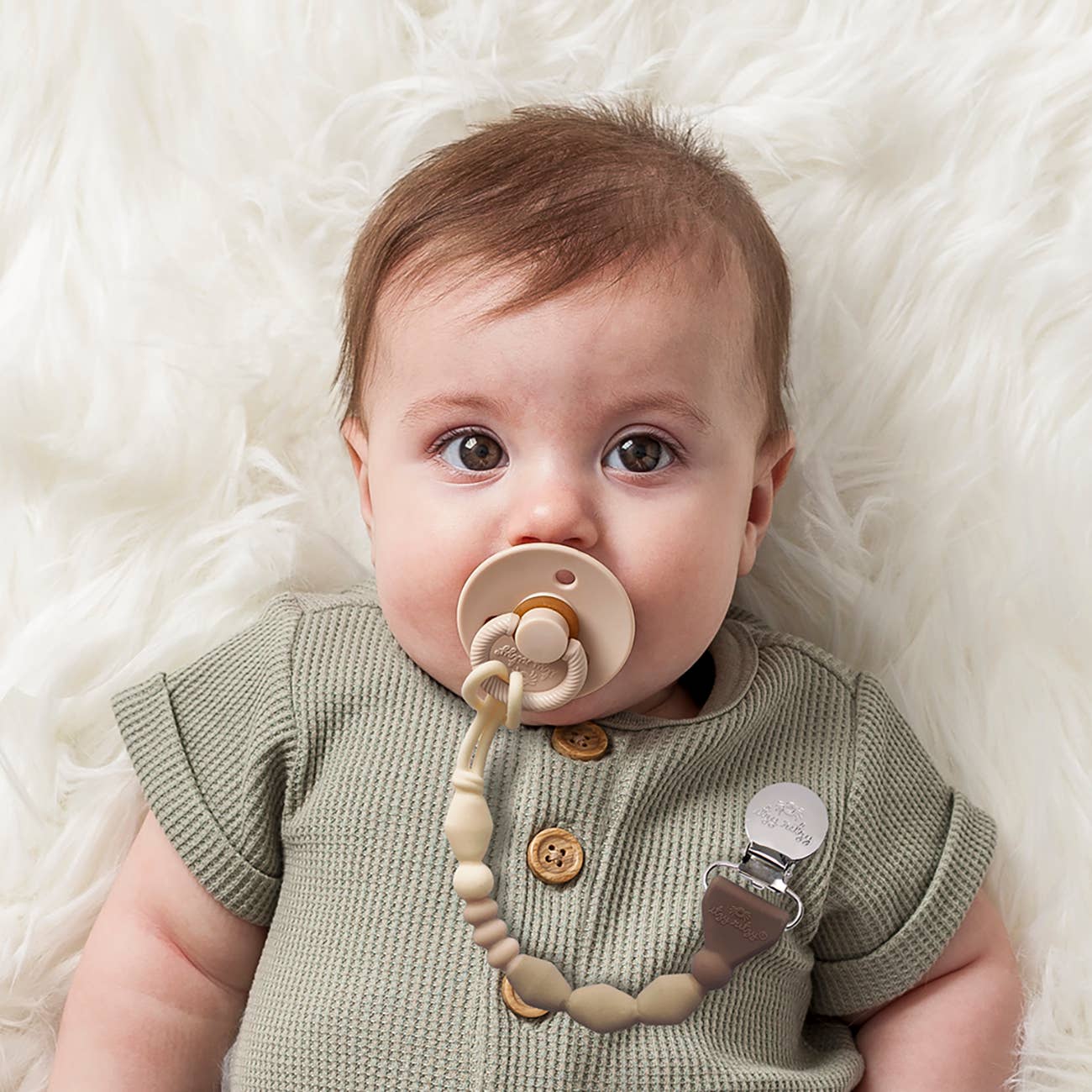 *NEW OPTION* Itzy Paci Strap Plus™: Pink Bows