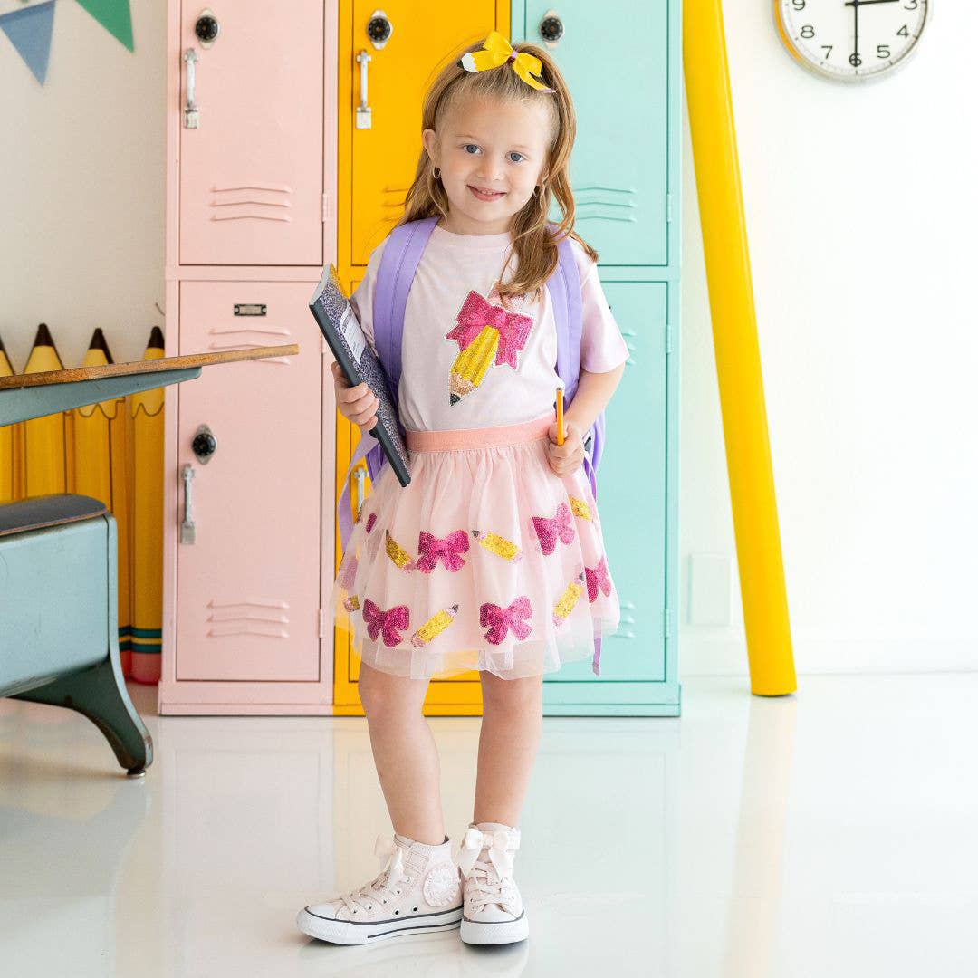 Back to School Cutie Sequin Tutu - Kids Clothing: 4-6Y