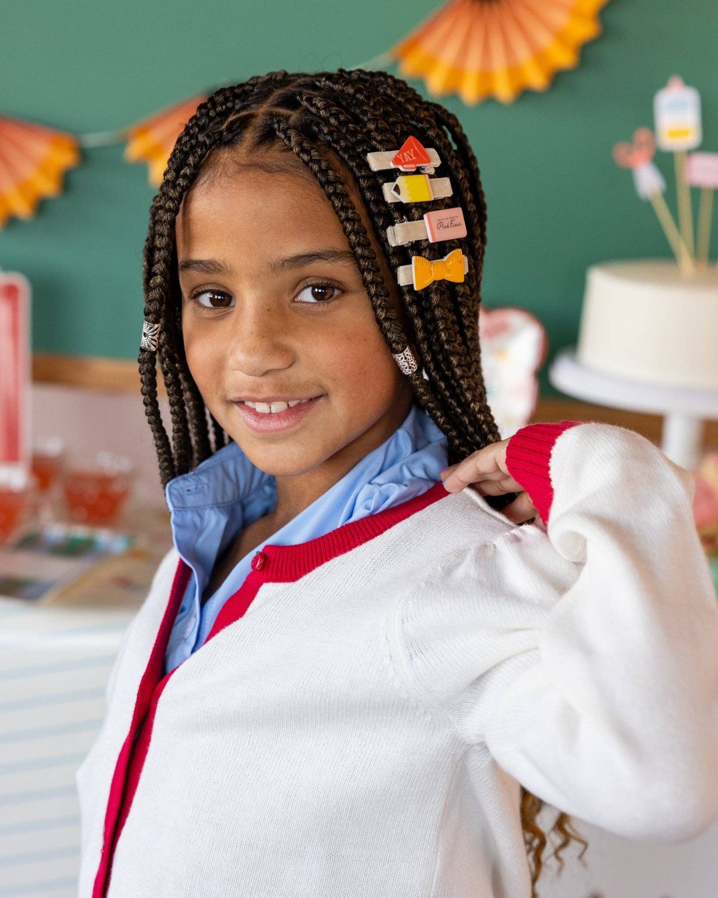 Occasions Back to School Resin Barrettes