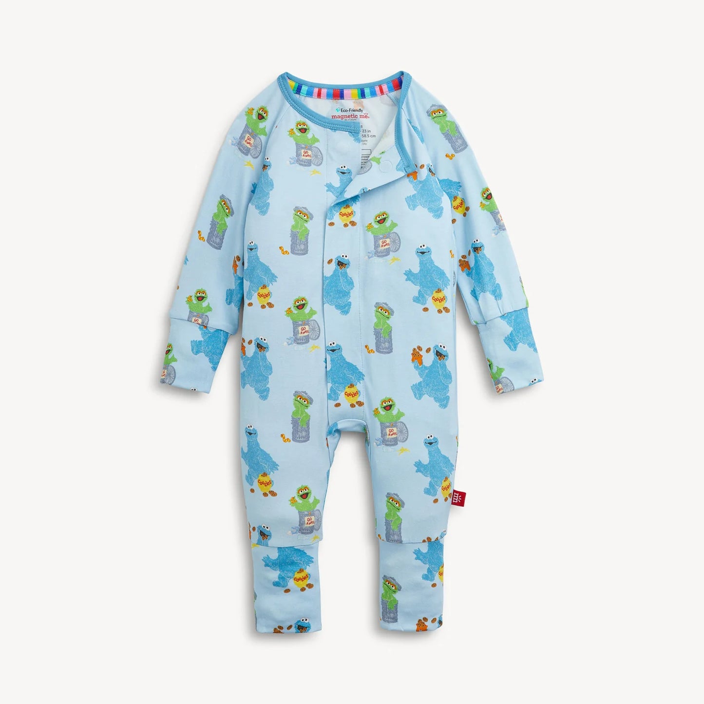 Magnetic Convertible Coverall Sesame Street Cookie & Oscar