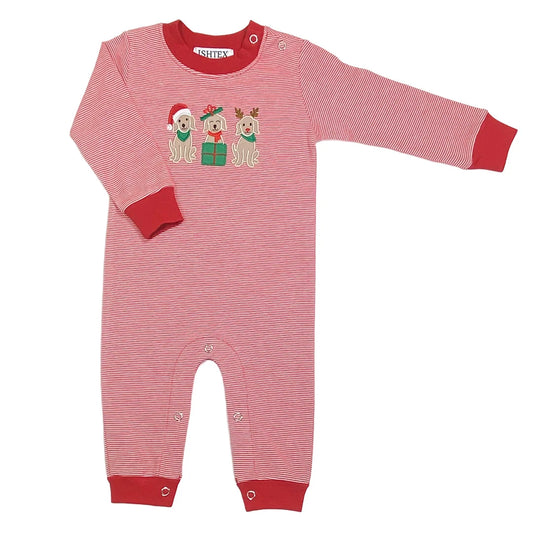 ISHTEX Dog Trio Boy's Romper
