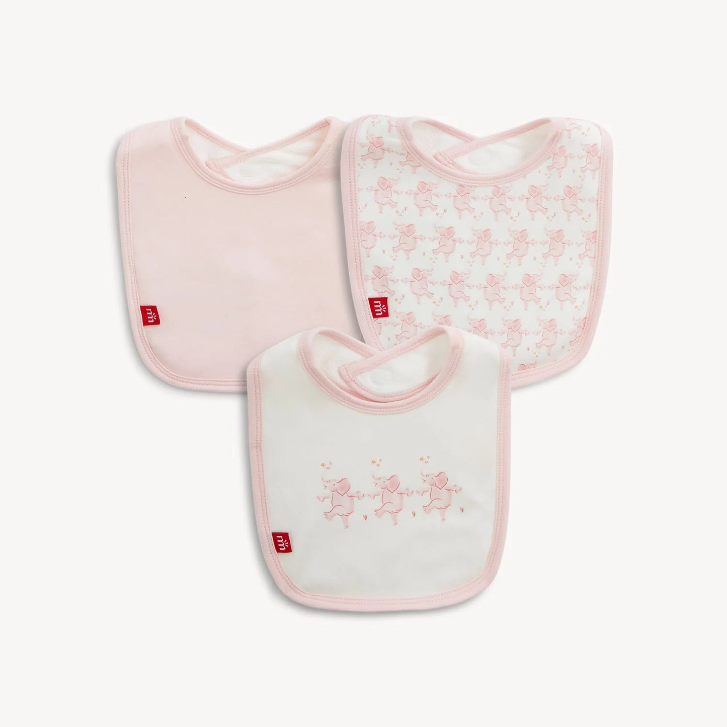 Magnetic Me Trunkettes Pink Bib 3-Pack