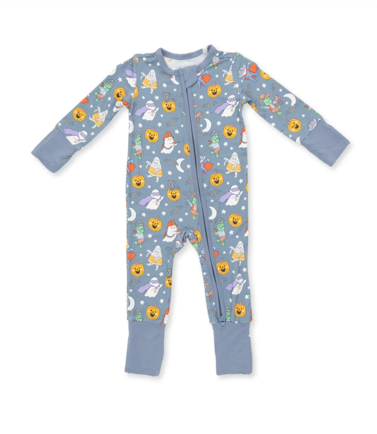 Angel Dear Halloween Monster Dress Up Blue Convertible Romper