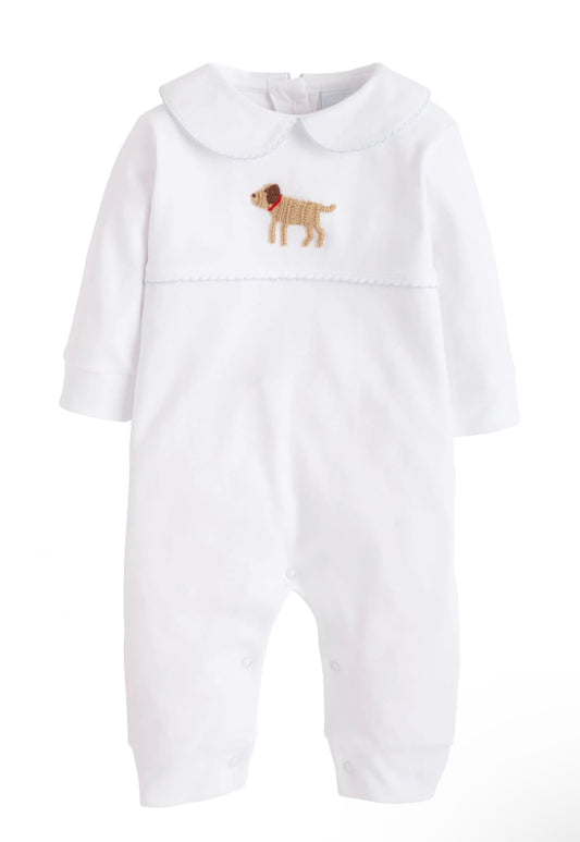 Little English Crochet Playsuit - Boy Lab